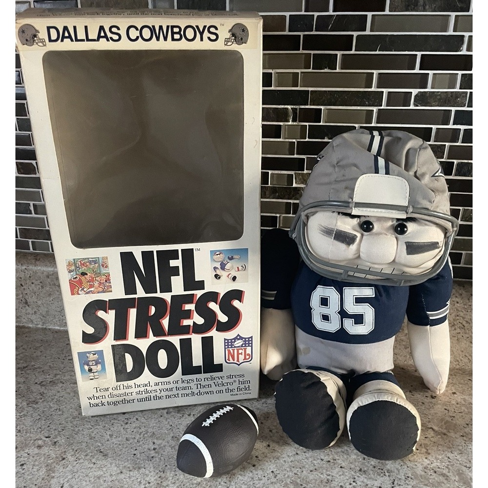 Vintage Dallas Cowboys The Frustrated‎ NFL Fan's Tear-Apart Stress Doll